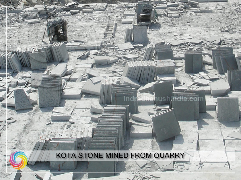 Infrastructure - Kota Stone Mined From Quarry